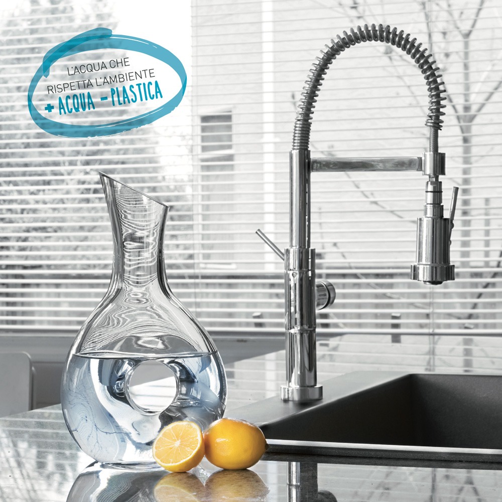 Progetto cucina ecosostenibile - Depuratore nanoplastiche sottolavello | Enki Water srl