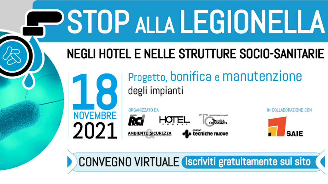 Enki è al nuovo convegno Stop alla Legionella - 18 novembre 2021 | Enki Water