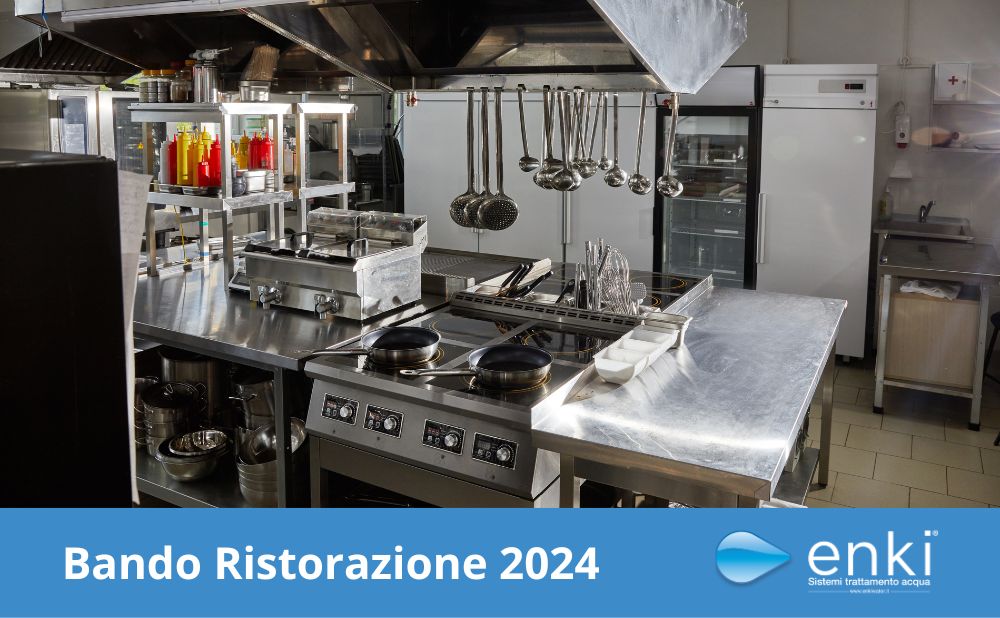 Bando Ristorazione 2024: valido anche per erogatori acqua al punto d’uso | Enki Water