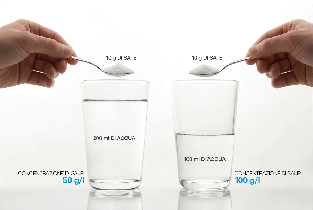 concentrazione sale